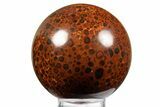 Polished Bauxite (Aluminum Ore) Sphere - Russia #316272-1